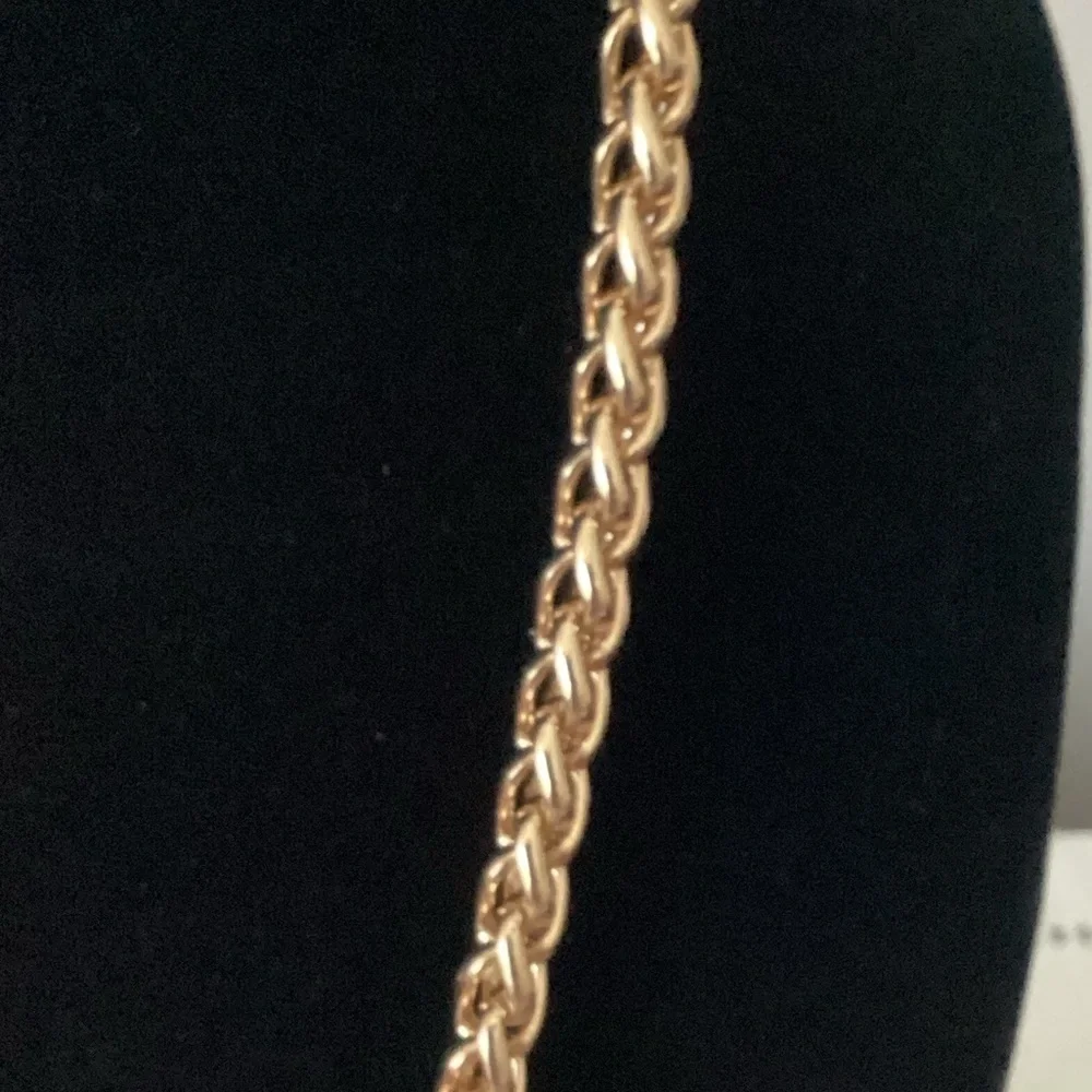 Plated Faux Gold Necklace